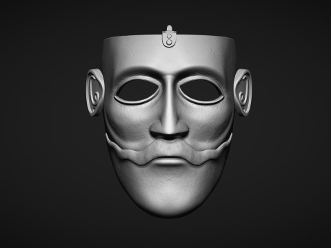 The Mask of a Kipchak Warrior 3D 프린트 모델