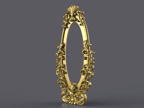 Classic Mirror Frame 3D Druckmodell