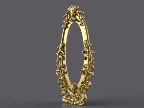 Classic Mirror Frame 3D Print Model