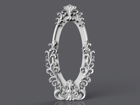 Classic Mirror Frame 3D Print Model
