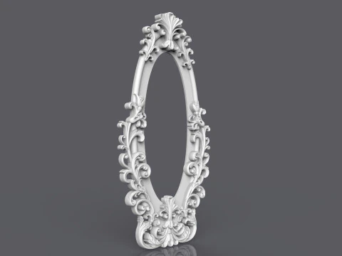Classic Mirror Frame 3D Print Model