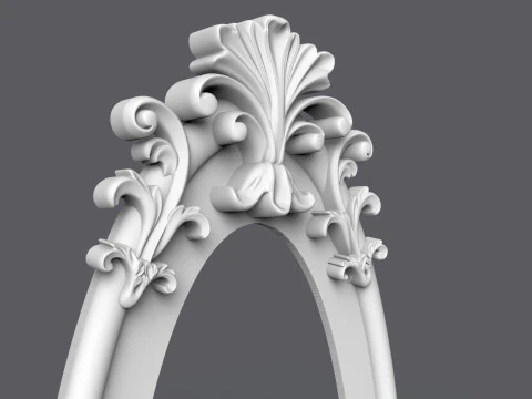 Classic Mirror Frame 3D Print Model