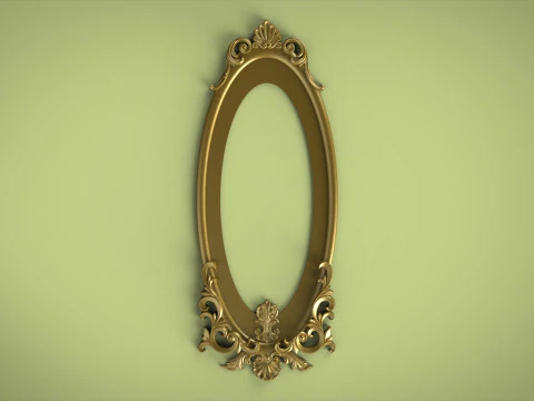 Classic Mirror Frame 3D Print Model