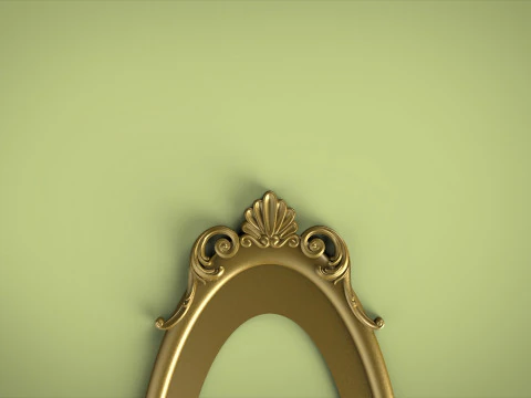 Classic Mirror Frame 3D Print Model