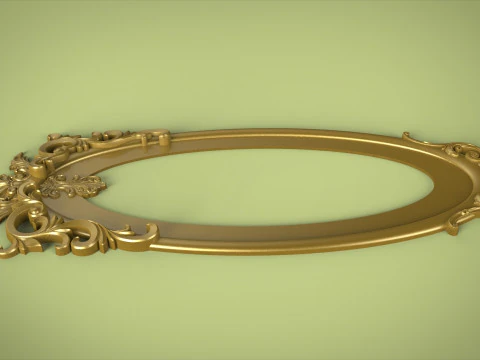 Classic Mirror Frame 3D Print Model