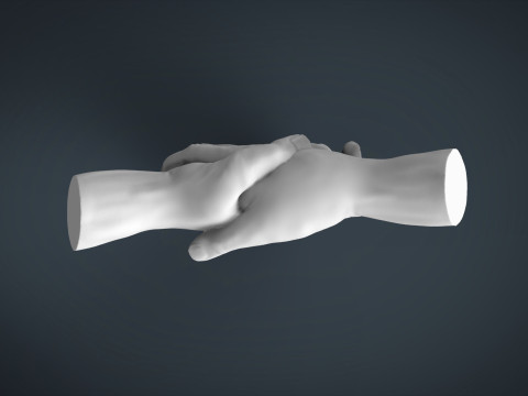 Shake hands 3D 3D Принт Модель
