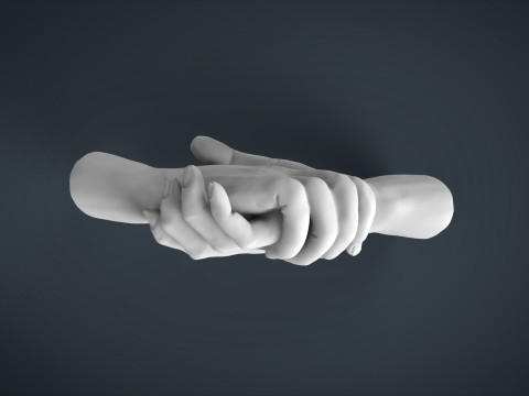 Shake hands 3D 3D Принт Модель