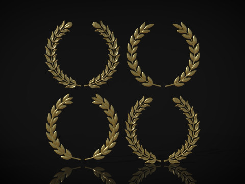 Laurel wreaths set 3D 프린트 모델