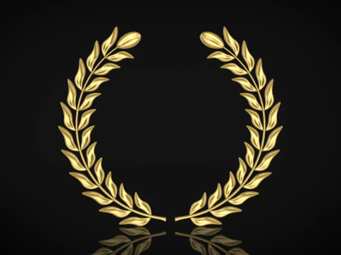 Laurel wreaths set 3D Print Model