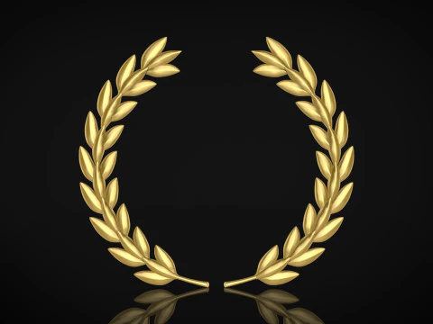 Laurel wreaths set 3D Print Model