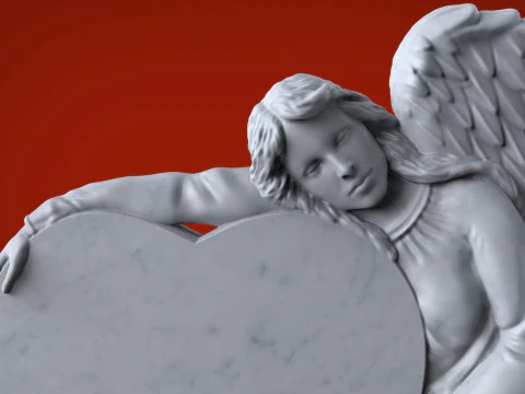 Monumentos de &aacute;ngeles Modelo de impresión 3D