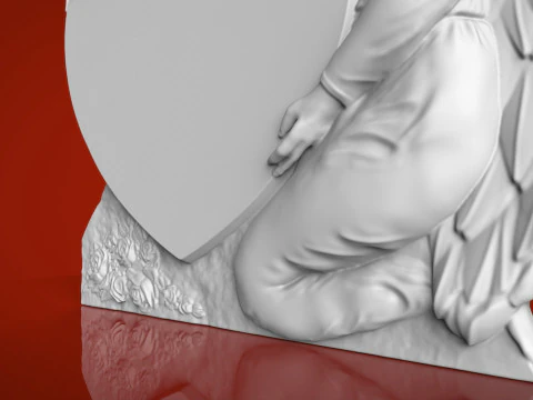 Monumentos de &aacute;ngeles Modelo de impresión 3D