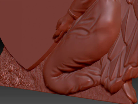 Monumentos de &aacute;ngeles Modelo de impresión 3D