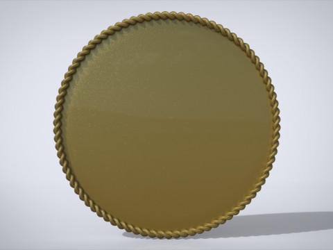 Rope mirror frame 3D Druckmodell
