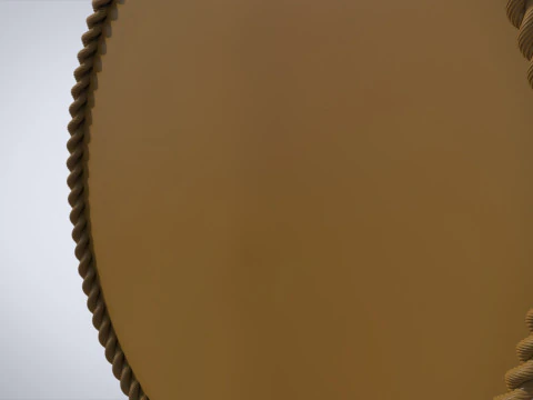 Rope mirror frame 3D Print Model