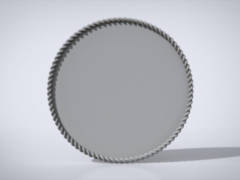 Rope mirror frame Modelo de impresión 3D