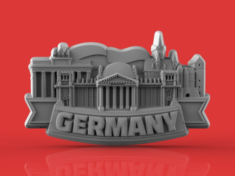 Germany souvenir Modèles 3D en vedette