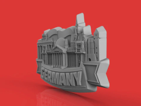 Germany souvenir 3D Print Model