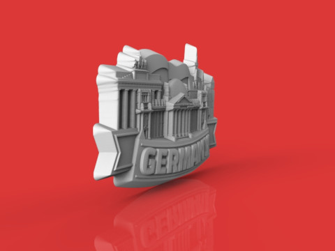 Germany souvenir Modelo de impresión 3D