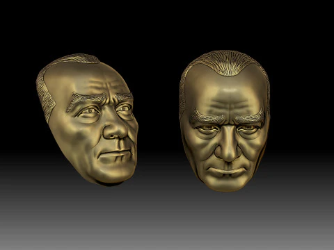 Popiersie Gazi Mustafy Kemala Ataturka Model do druku 3D