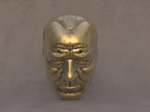 Gazi Mustafa Kemal Ataturk Bust 3D Druckmodell