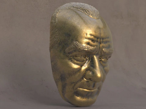 Gazi Mustafa Kemal Ataturk Bust 3D Print Model