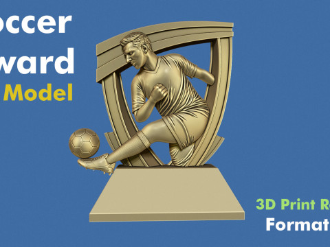 Soccer AwardSoccer Award 3D 打印模型