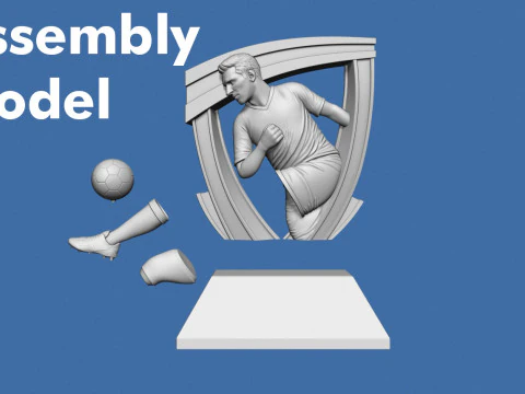 Soccer AwardSoccer Award 3D Print Model
