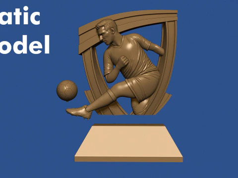 Soccer AwardSoccer Award 3D Print Model