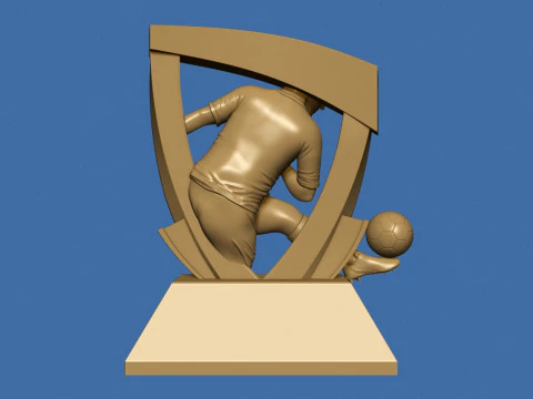 Soccer AwardSoccer Award 3D Print Model