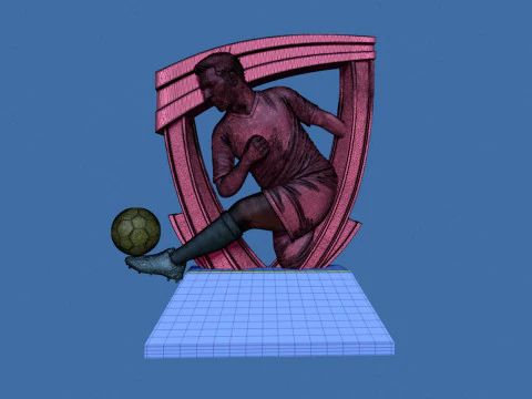 Soccer AwardSoccer Award 3D Print Model