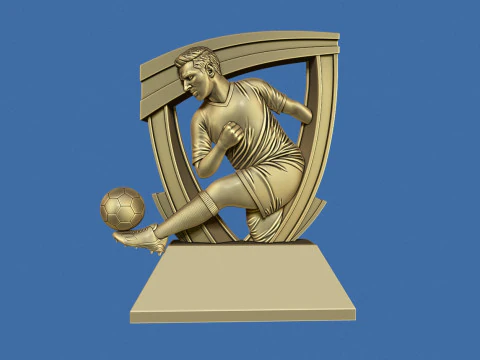 Soccer AwardSoccer Award 3D Print Model