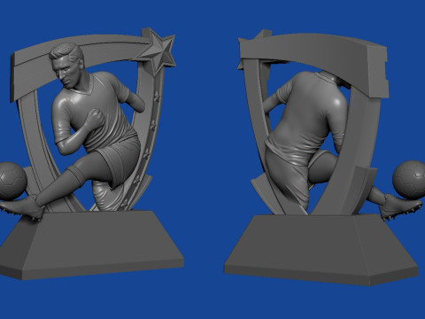 Soccer Award 3D 打印模型