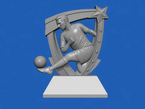 Soccer Award 3D Print Model