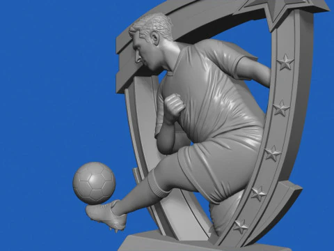 Soccer Award 3D Print Model