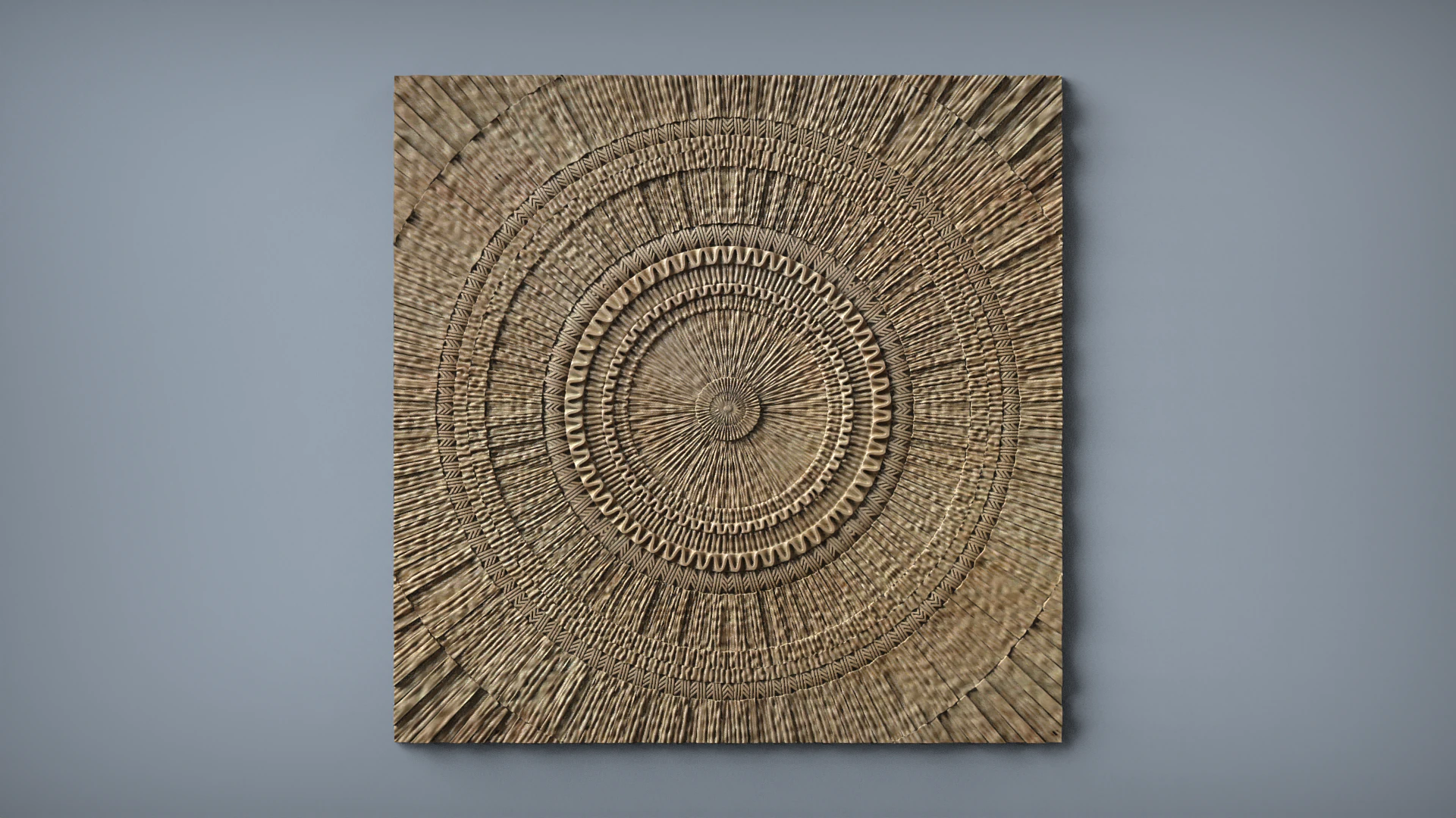 Sunburst wall decor 3D Print Model .c4d .max .obj .3ds .fbx .stl .blend 