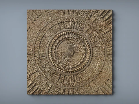 Zonnestraal wanddecoratie 3D printmodel