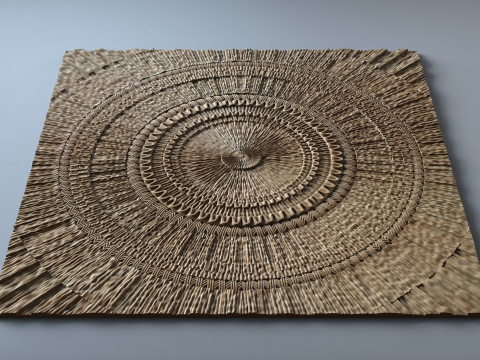 Sunburst wall decor Model Cetak 3D