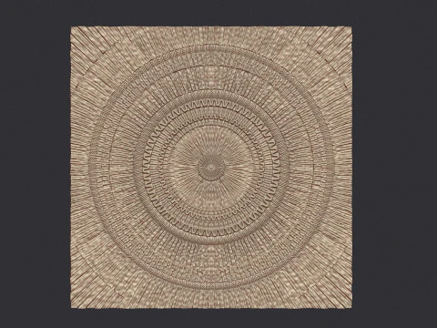 Sunburst wall decor 3D Print Model