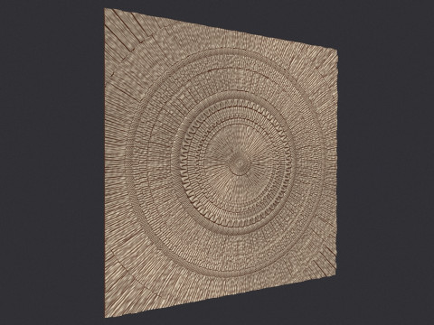 Sunburst wall decor Model Cetak 3D