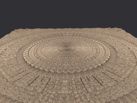 Sunburst wall decor Model Cetak 3D