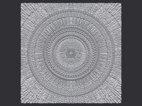 Sunburst wall decor 3D Print Model