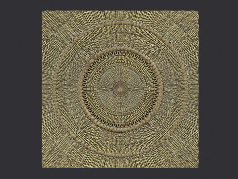 Sunburst wall decor 3D Print Model