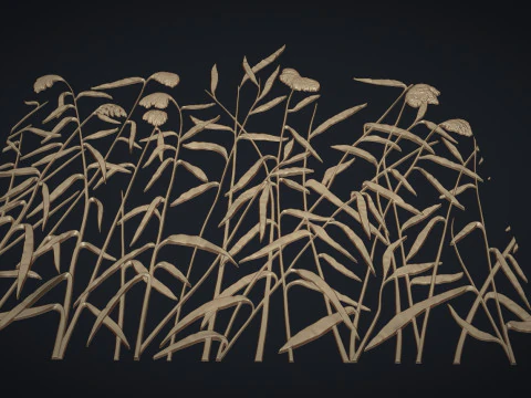 Botanical wall decor 3D Print Model