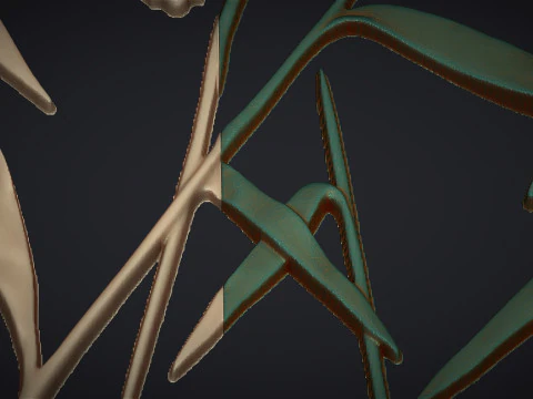 Botanical wall decor 3D Print Model