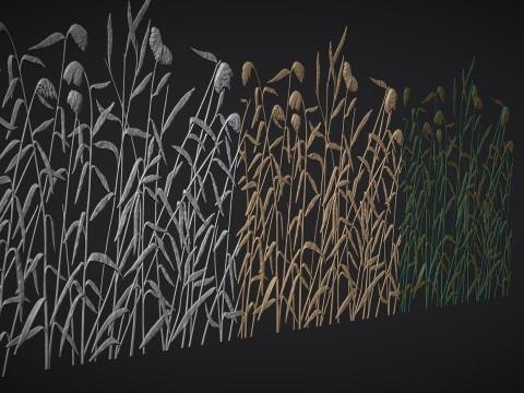 식물 벽 장식 3D 프린트 모델