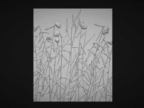 Botanical wall decor 3D Print Model