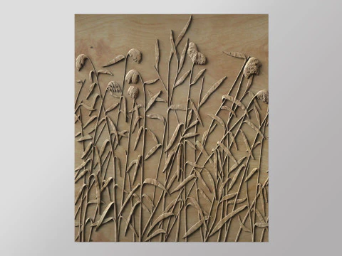 Botanical wall decor 3D Print Model