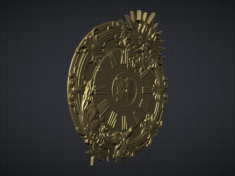 Moon Sun Wall Clock 3D Print Model