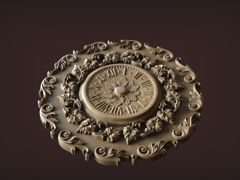 Klasik Duvar Saati 3D Baskı Modeli